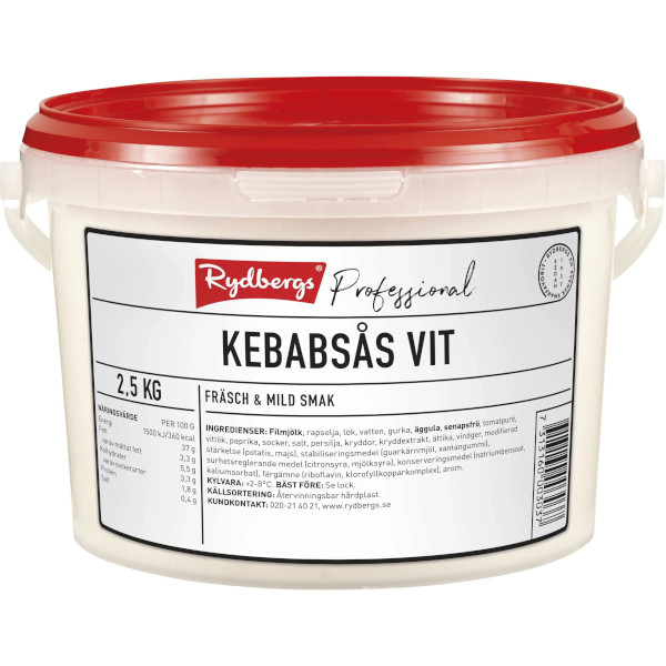 Rydbergs Kebabsås Vit