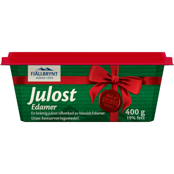 Fjällbrynt Mjukost Julost Edamer