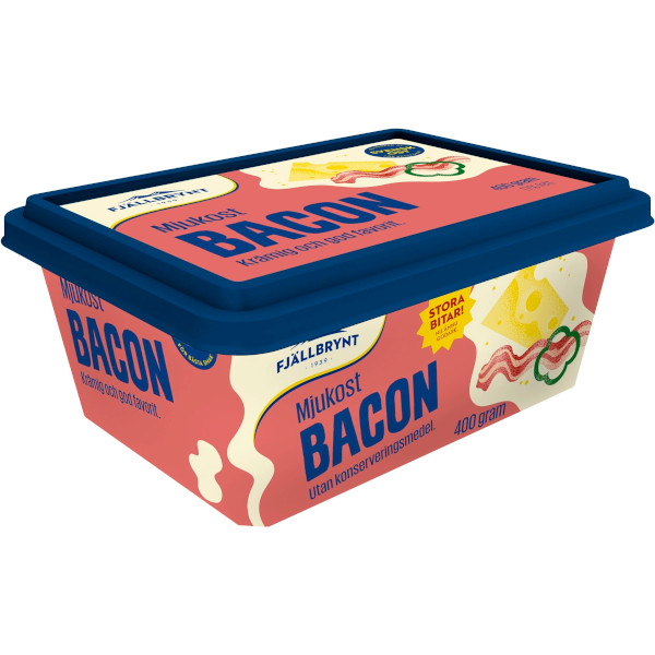 Fjällbrynt Mjukost Bacon