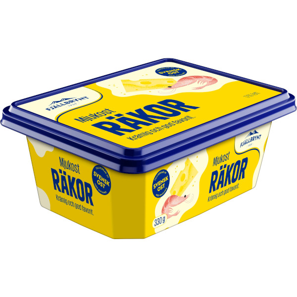 Fjällbrynt Mjukost Räkor