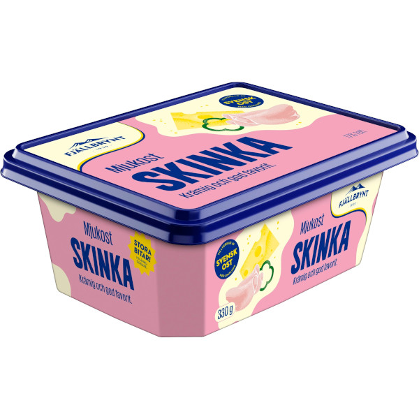 Fjällbrynt Mjukost Skinka