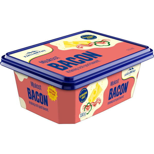 Fjällbrynt Mjukost Bacon