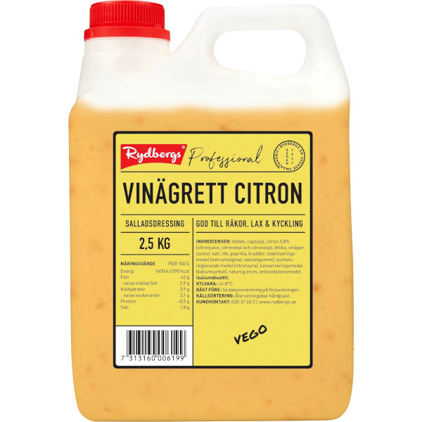 Rydbergs Salladsdressing Vinägrett Citron