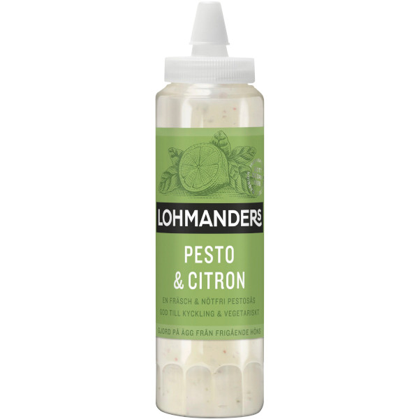 Lohmanders Sås Pesto & Citron