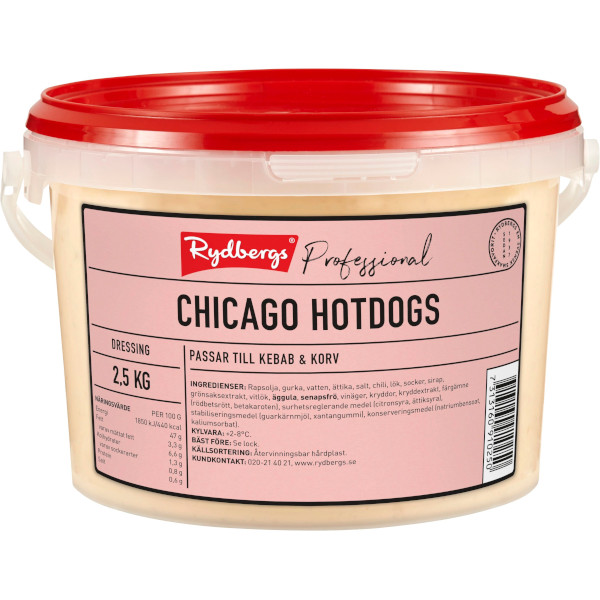 Rydbergs Dressing Chicago Hotdogs