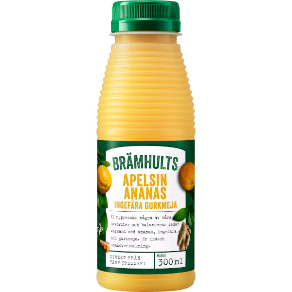 Brämhults Juice Apelsin/Ananas/Ingefära/Gurkmeja