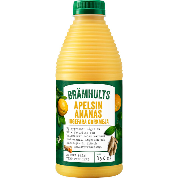 Brämhults Juice Apelsin/Ananas/Ingefära/Gurkmeja