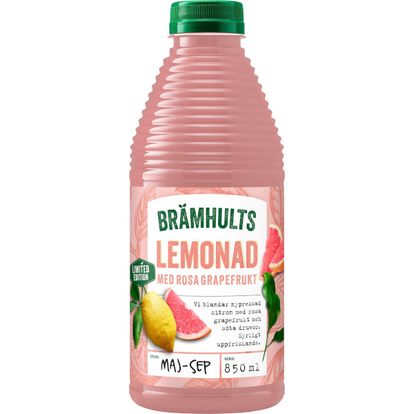 Brämhults Lemonad Rosa Grapefrukt