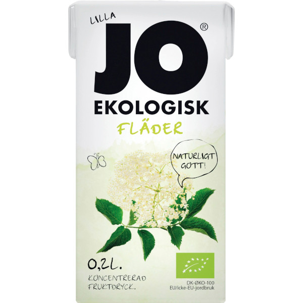 JO Fruktdryck Fläder Ekologisk Koncentrat