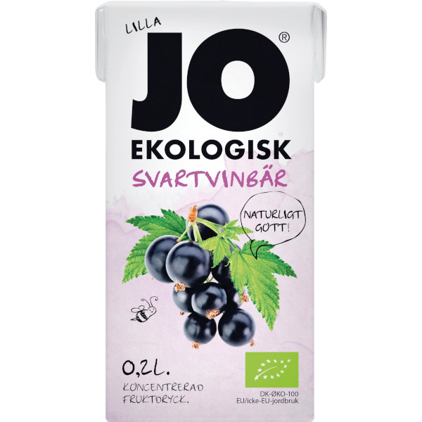 JO Fruktdryck Svartvinbär Ekologisk Koncentrat