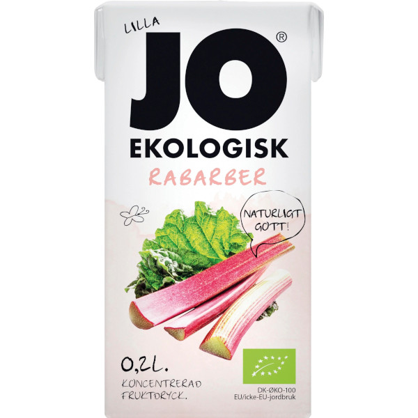 JO Fruktdryck Rabarber Ekologisk Koncentrat