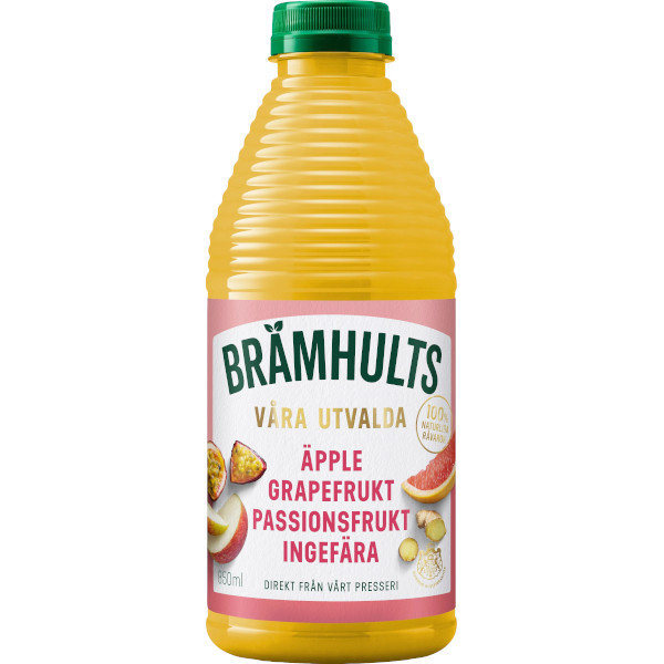 Brämhults Juice Äpple/Grapefrukt/Passionsfrukt/Ingefära