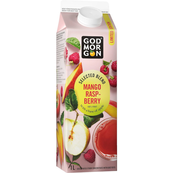 God Morgon Juice Selected Blend Mango/Raspberry