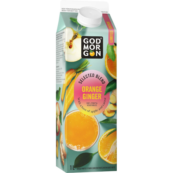 God Morgon Juice Selected Blend Orange Ginger