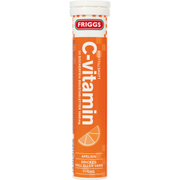 Friggs Brustabletter C-Vitamin Apelsin