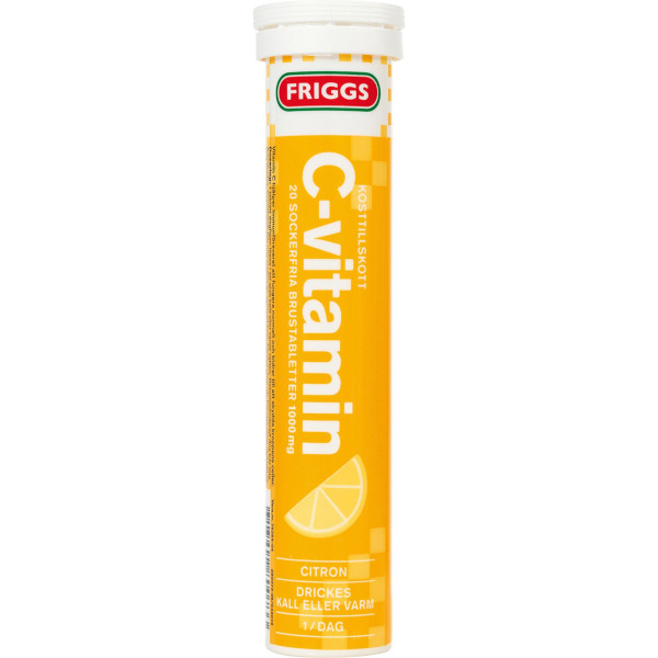 Friggs Brustabletter C-Vitamin Citron