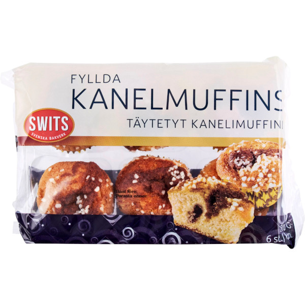 Swits Kanelmuffins Fyllda