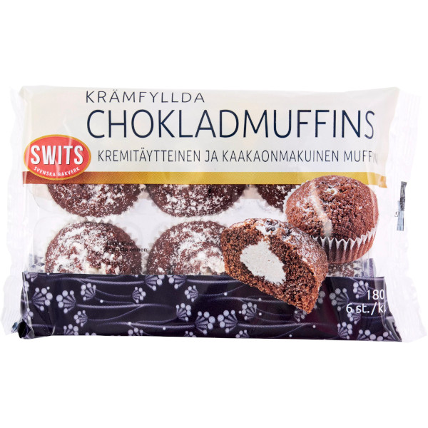 Swits Chokladmuffins Krämfyllda