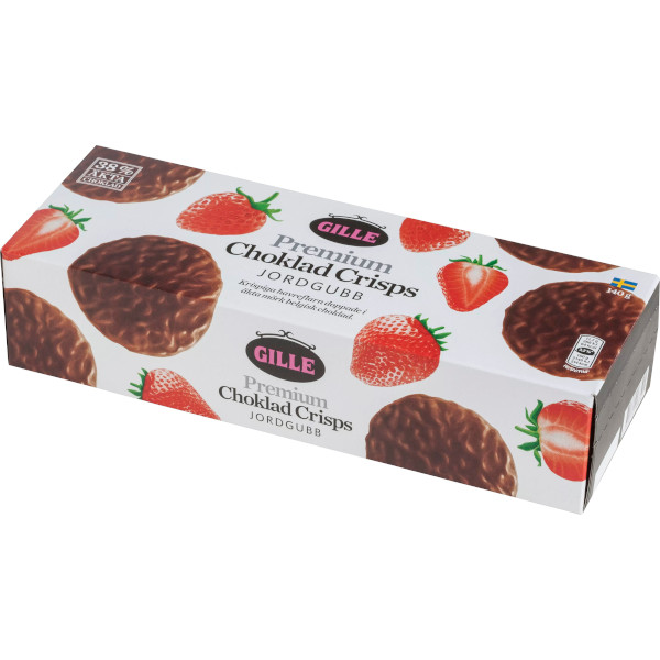 Gille Chokladcrisps Jordgubb