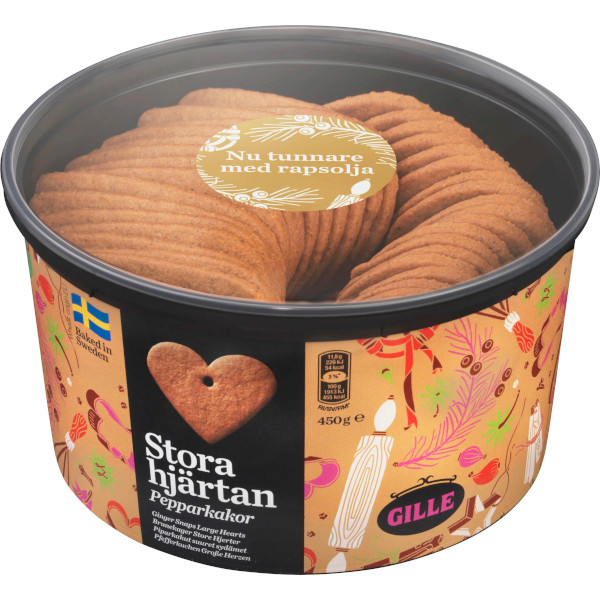 Gille Pepparkakor Stora Hjärtan