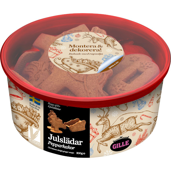 Gille Pepparkakor Julslädar