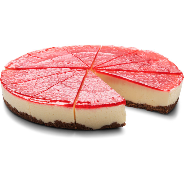 Delicato Cheesecake Hallon Förskuren