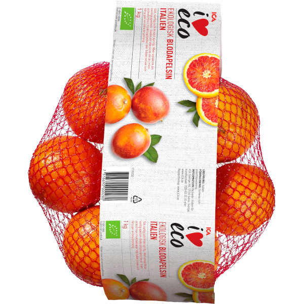 ICA I Love Eco Blodapelsiner Ekologiska