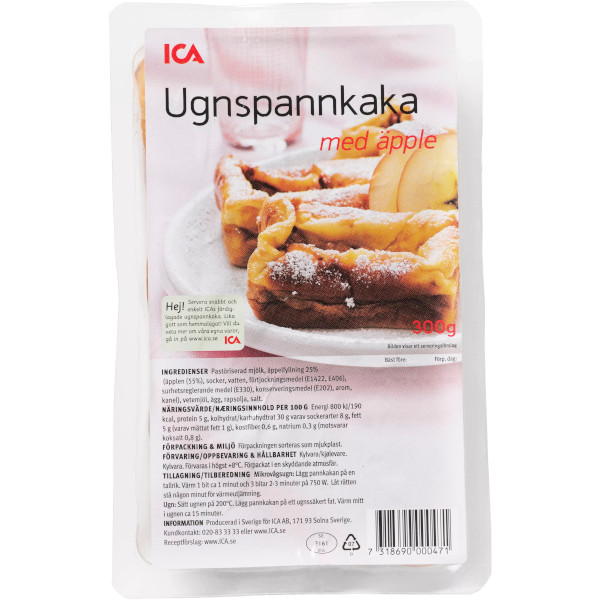 ICA Ugnspannkaka Äpple