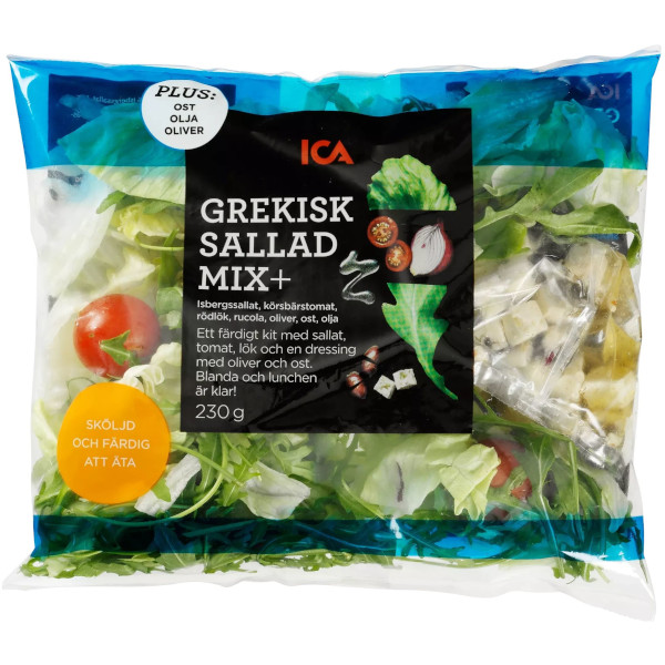 ICA Grekisk Sallad Mix+