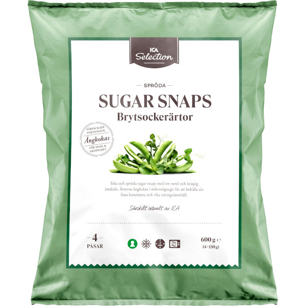 ICA Selection Sugar Snaps Portionspåsar