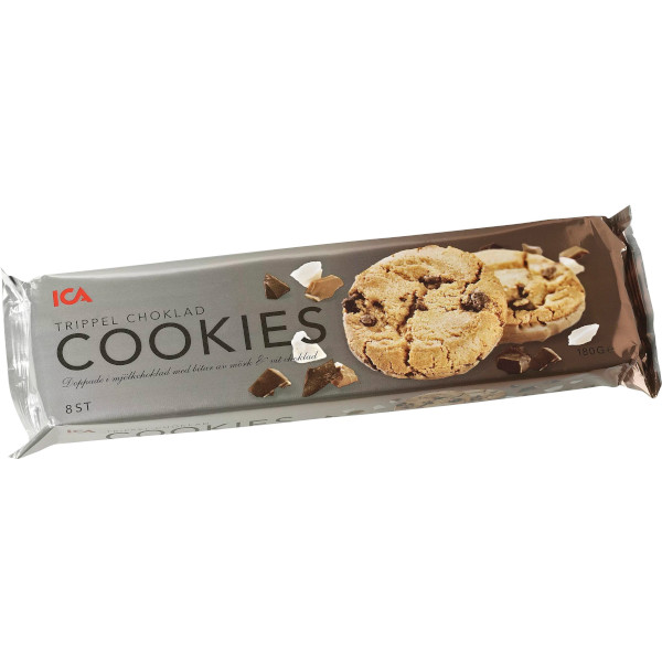 ICA Cookies Trippel Choklad