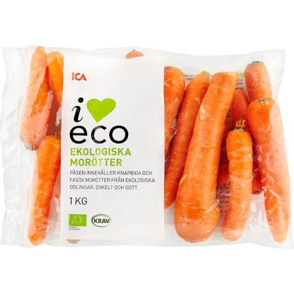 ICA I Love Eco Morötter Ekologiska