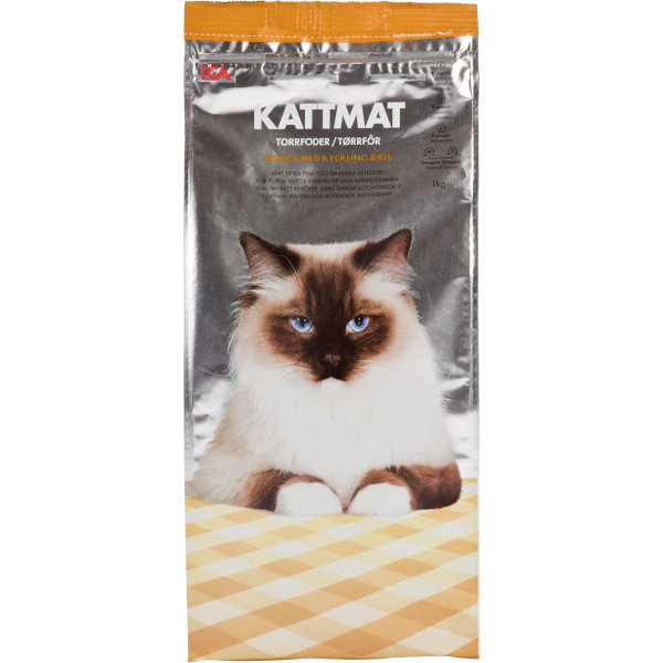 ICA Kattmat Torrfoder Kyckling & Ris
