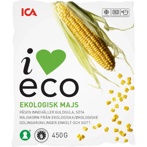 ICA I Love Eco Majs Ekologisk