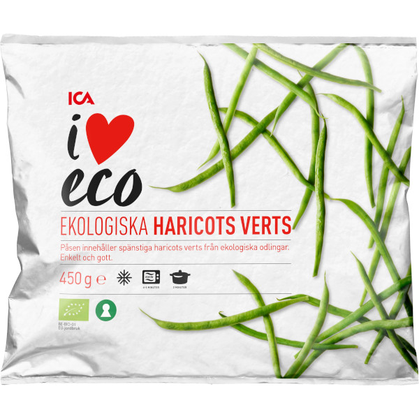 ICA I Love Eco Haricots Verts Ekologiska
