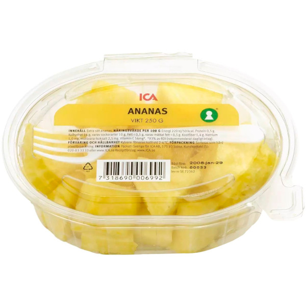 ICA Fruktsallad Ananas