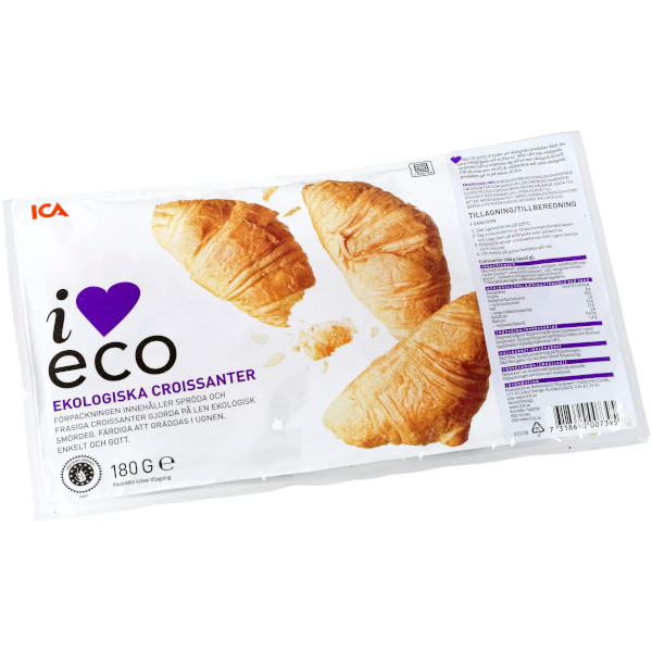 ICA I Love Eco Croissanter Ekologiska