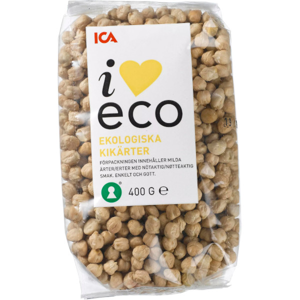 ICA I Love Eco Kikärter Ekologiska