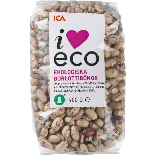 ICA I Love Eco Borlottibönor Ekologiska