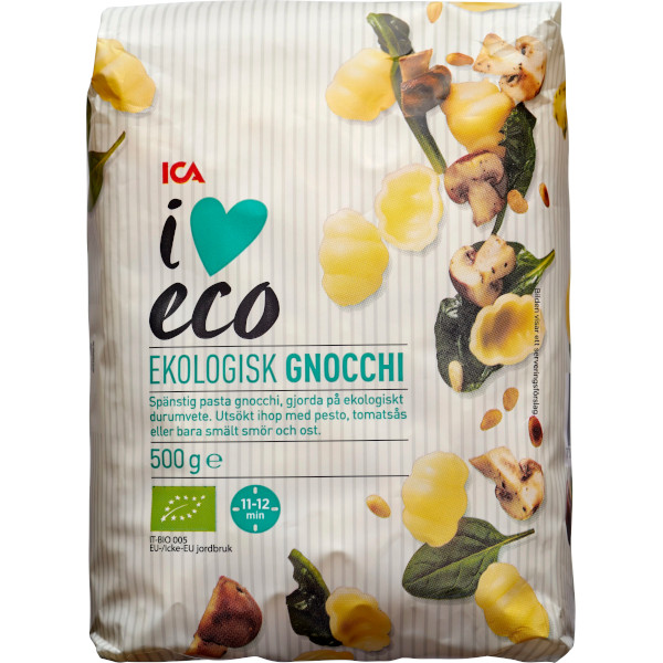 ICA I Love Eco Gnocchi Ekologisk