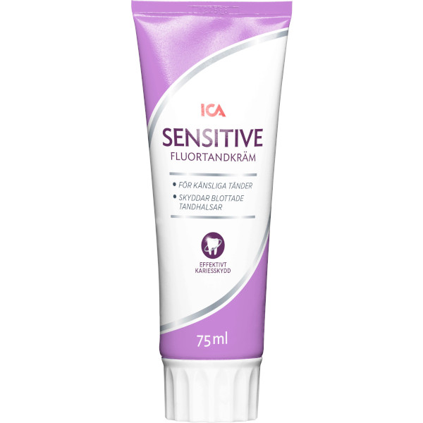 ICA Fluortandkräm Sensitive