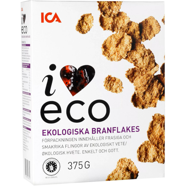 ICA I Love Eco Branflakes Ekologiska
