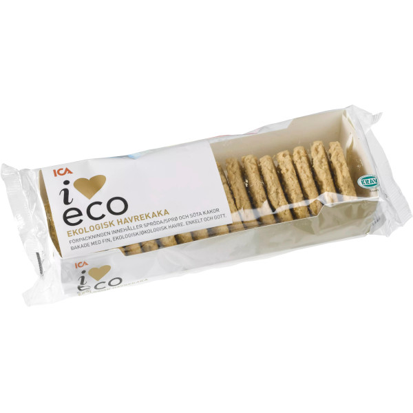 ICA I Love Eco Havrekakor Ekologiska