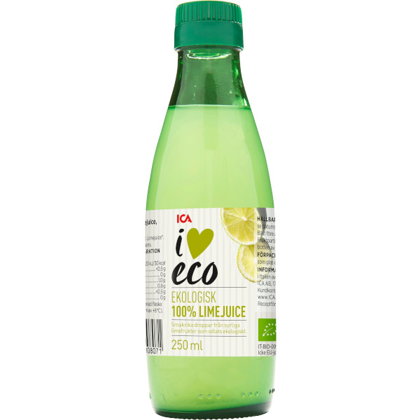 ICA I Love Eco Limejuice Ekologisk