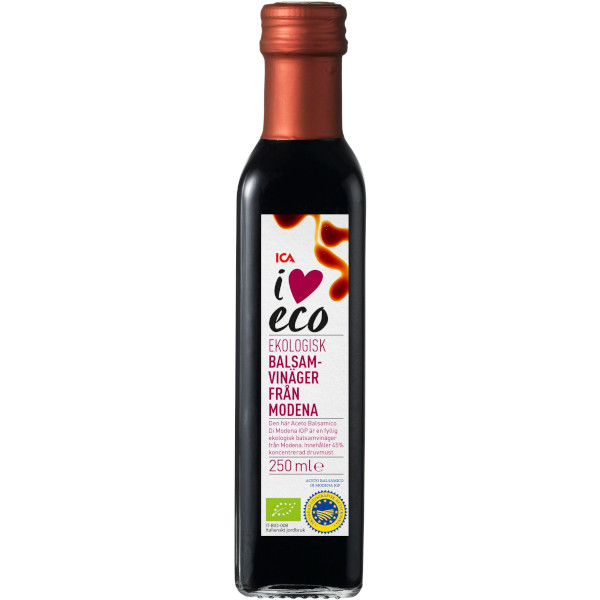 ICA I Love Eco Balsamvinäger Modena Ekologisk