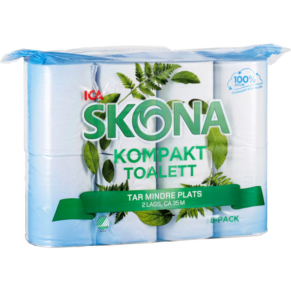 ICA Skona Toalettpapper Kompakt