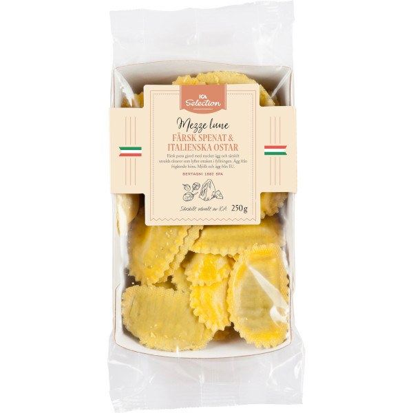 ICA Selection Mezzelune Spenat & Italienska Ostar