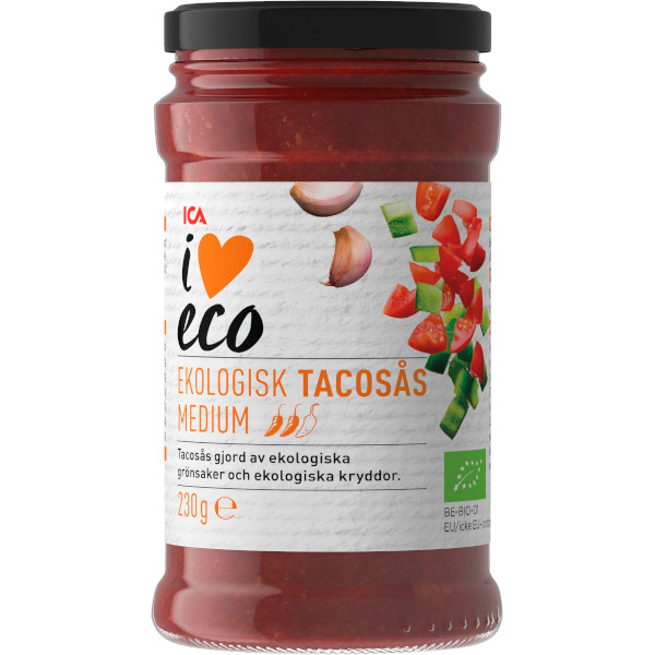 ICA I Love Eco Tacosås Medium Ekologisk