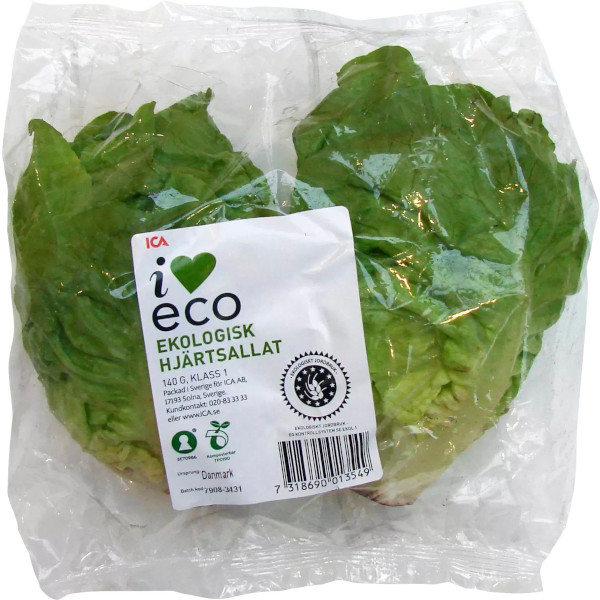 ICA I Love Eco Hjärtsallat Ekologisk