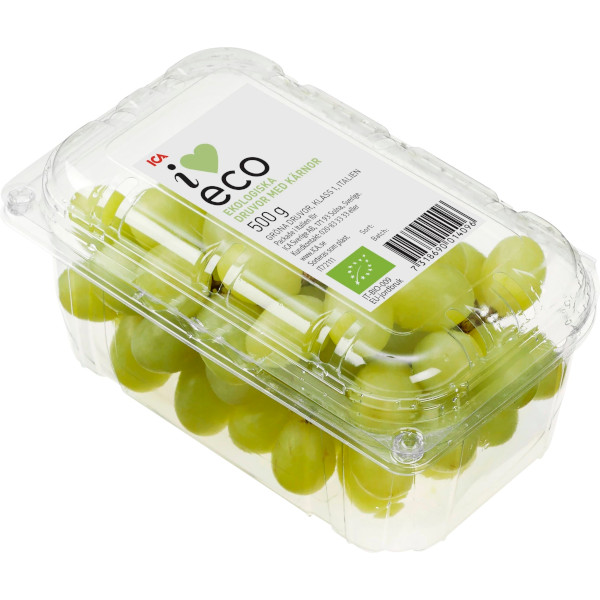 ICA I Love Eco Druvor Gröna Kärnor Ekologiska